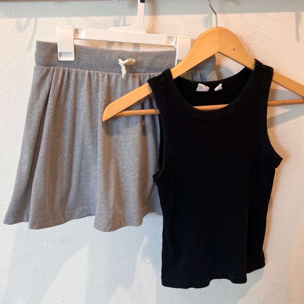 GAP/Old Navy tank and skort outfit set girls size L 10/12